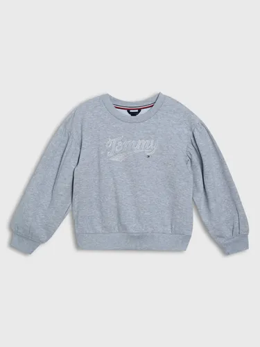 Polerón Con Mangas Aglobadas Gris Tommy Hilfiger