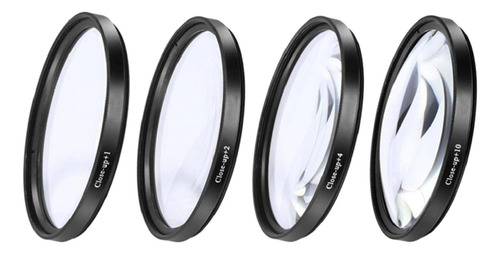 De 4 Filtros Para Primeros Planos, +1 +2 +4 +10, 37 Mm