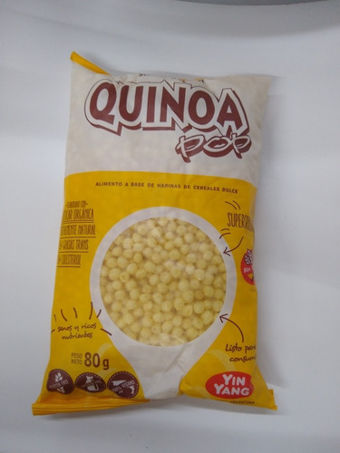 Cereal Quinoa Pop Sin Tacc Vegana Yin Yang