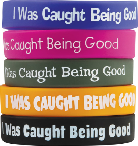 Paquete De 10 Pulseras I Was Caught Being Good