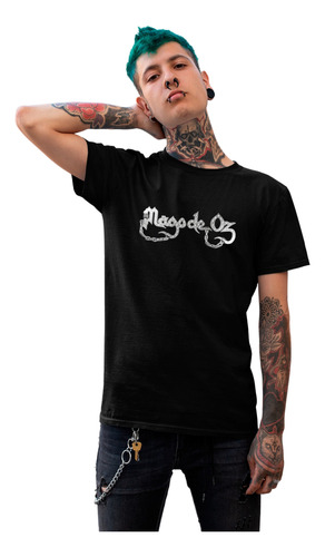 Playera Moderna Estampada Rock Mago De Oz Molinos De Viento