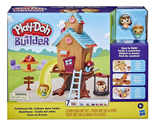 Play-doh Builder - Kit De Construcción Casa Del Árbol 