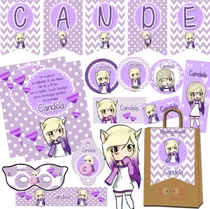 Comprar Kit Imprimible Candybar Lyna Youtuber Personalizado Pdf