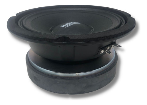 Bocina Tipo Medio Rango Krack Audio Kpa-06mr Para Carro/camioneta Color Negro 6 X 6 X 6 X 2 Unidades