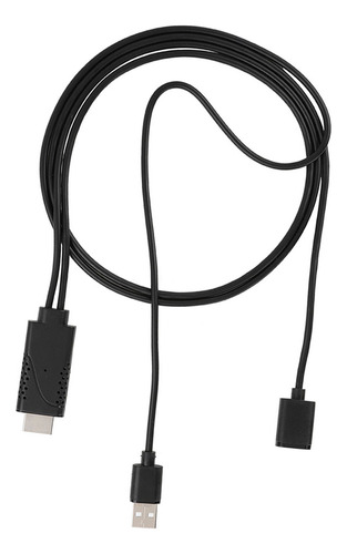 Cable Adaptador Hdtv Usb Hembra A Hdmi Macho 2 En 1 De 1080p