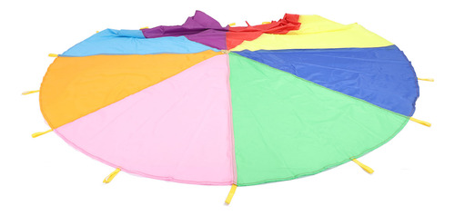 Los Niños Juegan A Parachute Rainbow, Ejercicio Físico Senso
