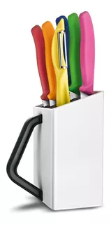 Bloque De Cuchillos Victorinox, 6 Piezas 6.7127.6l14 Color Blanco