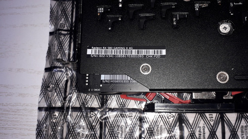 Tarjeta De Video Msi Rx580 De 4gb Para Reparar (no Da Video) (Usado)