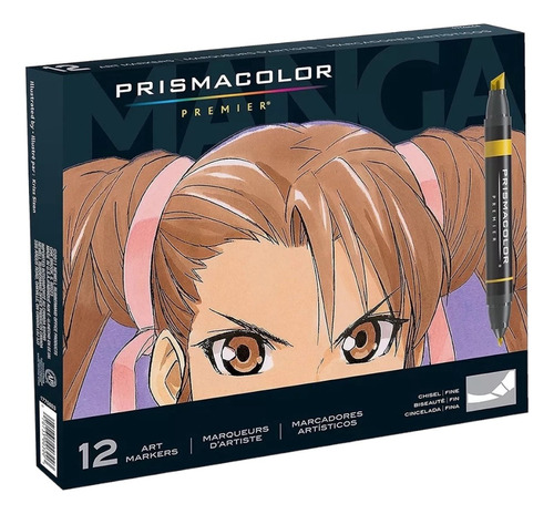 Caja Prismacolor Premier Marcadores De Arte Doble Punta X12