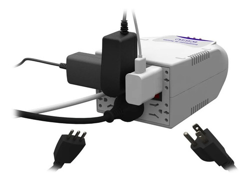 Estabilizador de tensión SurElectric Future ER 1000 1000VA entrada y salida de 220V blanco