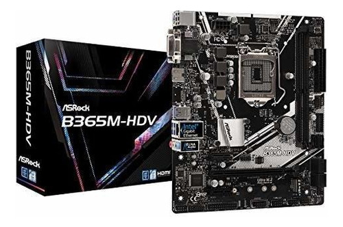 Placa Base Con Chipset Asrock Intel B365, B365m-hdv