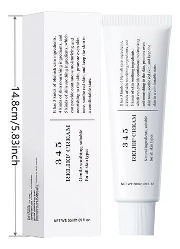 345 Crema Reparadora Intensiva Para El Rostro, 50ml-2pcs