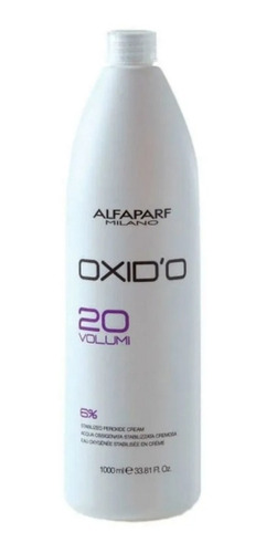 Crema Oxidante Alfa Parf 20 Vol X 1000 Cc        