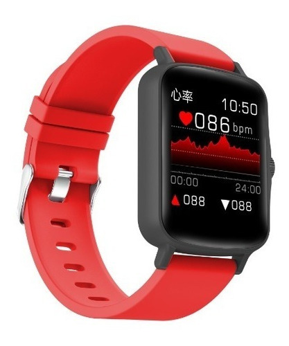 Smartwatch Nencnon Nsw-01 Rojo 1.49in Bluetooth 4.0 /vc