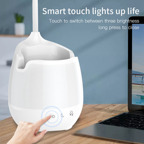 Lámpara De Escritorio Led Con Luz Nocturna Recargable Para L