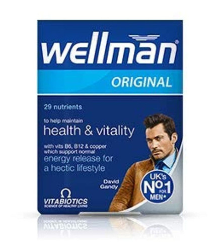 Vitabiotics Wellman Original Vitamina & Mineral Suplemento |
