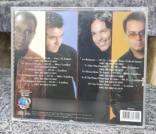 Cd Novo Som - Um Dia a Mais 2002 Pop / Rock Cristão