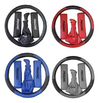 Comprar Kit Combo Cubre Volante Palanca Cambio + Cubre Cinturones