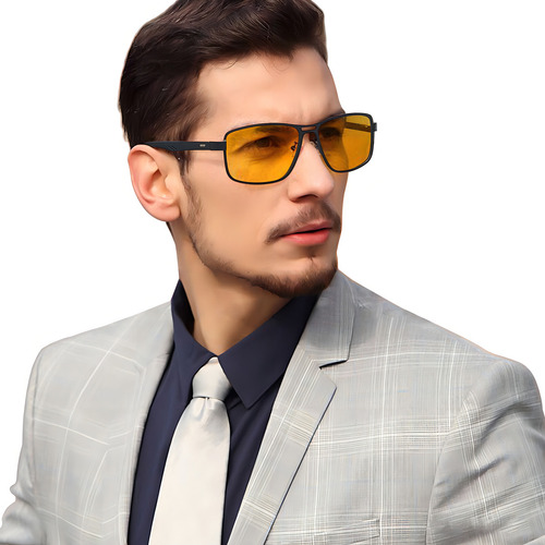 Lentes de Visión Nocturna Joopin M0925 Hombre Negro Mate UV Polarizados