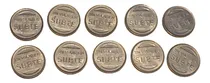 Comprar Fichas Cospeles Monedas De Subte Antiguas Son 10 Lo1
