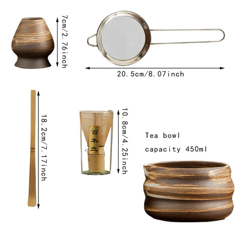 5x De Matcha Set Matcha Spoon Regalo Matcha Watchish Matcha