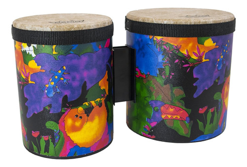 Tambor De Bongo De Percusión Niños Kd540001 Rain Fore...