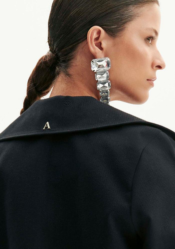 Blazer Alfaiataria Com Aplicacao Amarante
