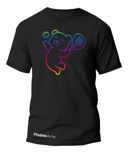 Playera Pádel Caballero Padelearte Mod. Padel Bear Bk - C