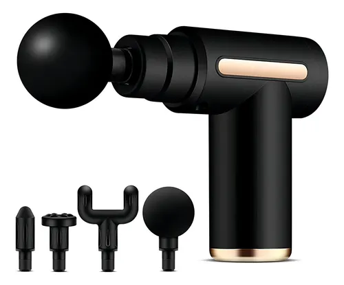 Masajeador eléctrico portátil para cuerpo Bivena Massageador Elétrico negro