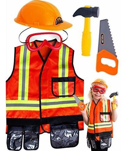 Traje De Trabajador De La Construcción Para Niños Jue...