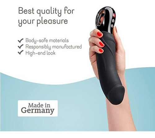 Dildo Vibrador Fun Factory Black Big Boss Realistico Negro