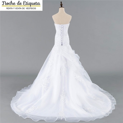 Vestido De Novia Nuevo Corte Sirena Organza