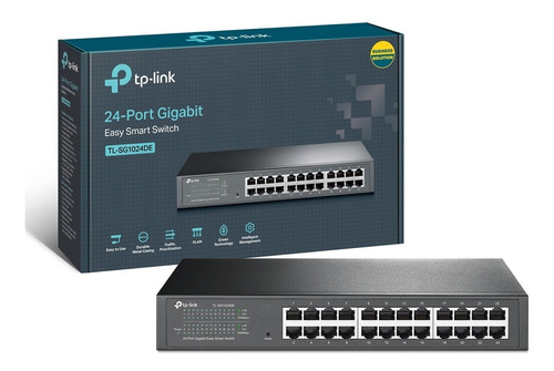 Switch De 24 Puertos Gigabit Easy Smart Tp-link Tl-sg1024de