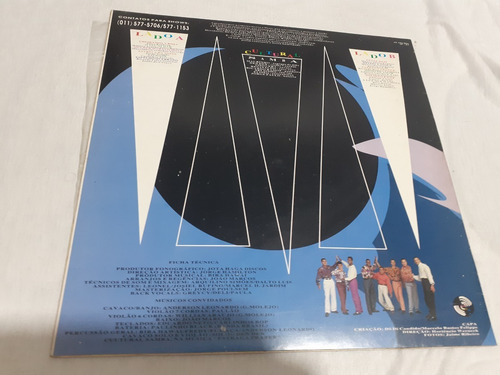 Lp Grupo Cultural Samba O Teu Olhar Com Encarte 1994 Excelen (Usado)