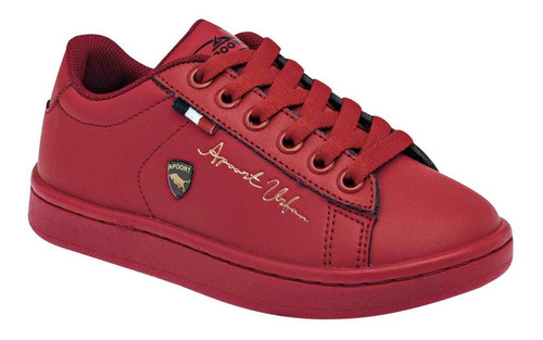 Tenis De Apoort Para Joven Rojo C132 T6