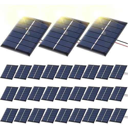 30 Piezas De Paneles Solares Pequeños, Paneles Solares...