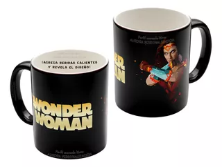 Mug Taza Mágico Wonder Woman Mujer Maravilla Superheroe Dc