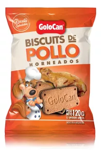 Pack Golocan Biscuits De Pollo Horneados 120g X 5unidades