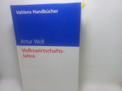 Livro - Volkswirtschaftslehre - Arrhur Woll - Gb - 193