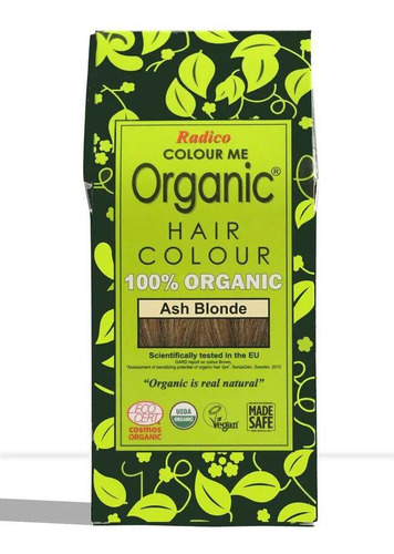 Coloração 100% Natural & Orgânica Louro Acinzentado 100g