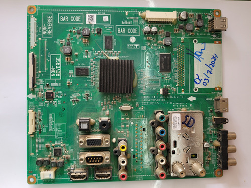 Placa Principal Da Tv Lg 42lk450/ 32lk330