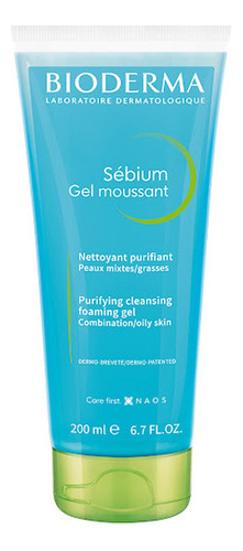 Gel Limpiador Bioderma Sebium Moussant Pieles Mixtas O Grasa