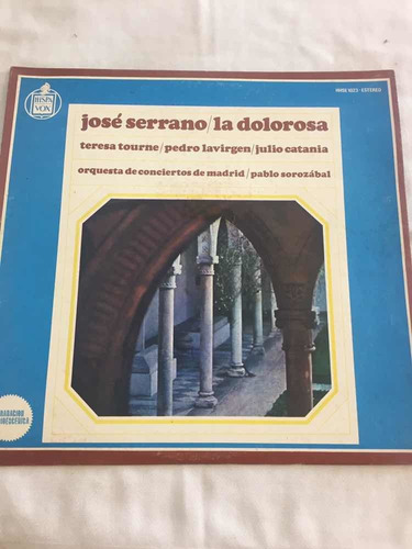 Jose Serrano La Dolorosa Tourne Lavirgen Disco Vinilo Lp