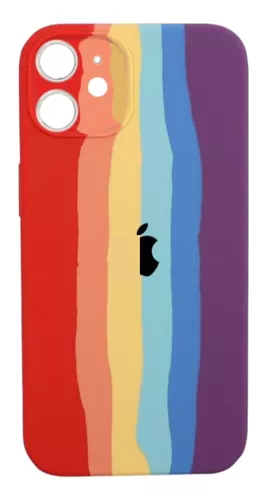 Funda Iphone 6s plus tipo arcoiris azul