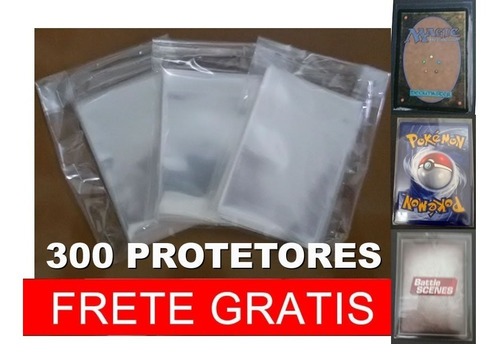 300 Protetores Shield Card Magic Mtg Pokemon Mtg Naruto Vtes