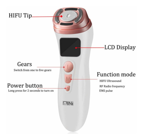 Mini Hifu Facial Y Corporal Rf Ultrasonic Led Version 2