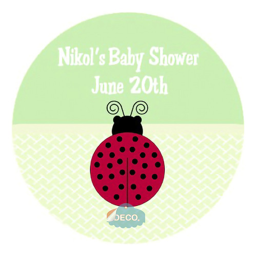 100 Etiquetas Recuerdo Baby Shower Personalizadas Niño Me7
