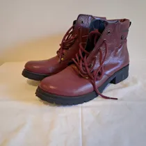 Comprar Borregos Botas De Cuero Vacuno Cordones 40