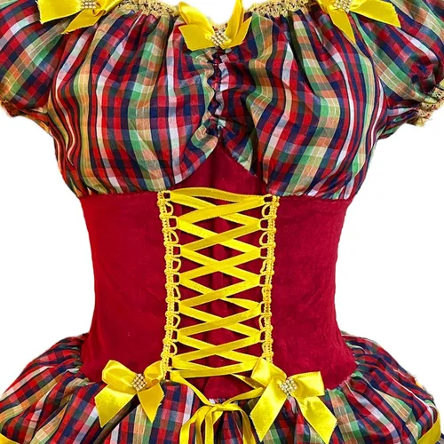 Vestido de rainha do milho cheap infantil