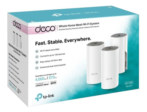 Sistema Wifi Mesh Para La Casa Dual Band Deco E4-3 Tp Link